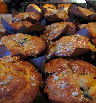 muffin, breakfast, frog peak cafe